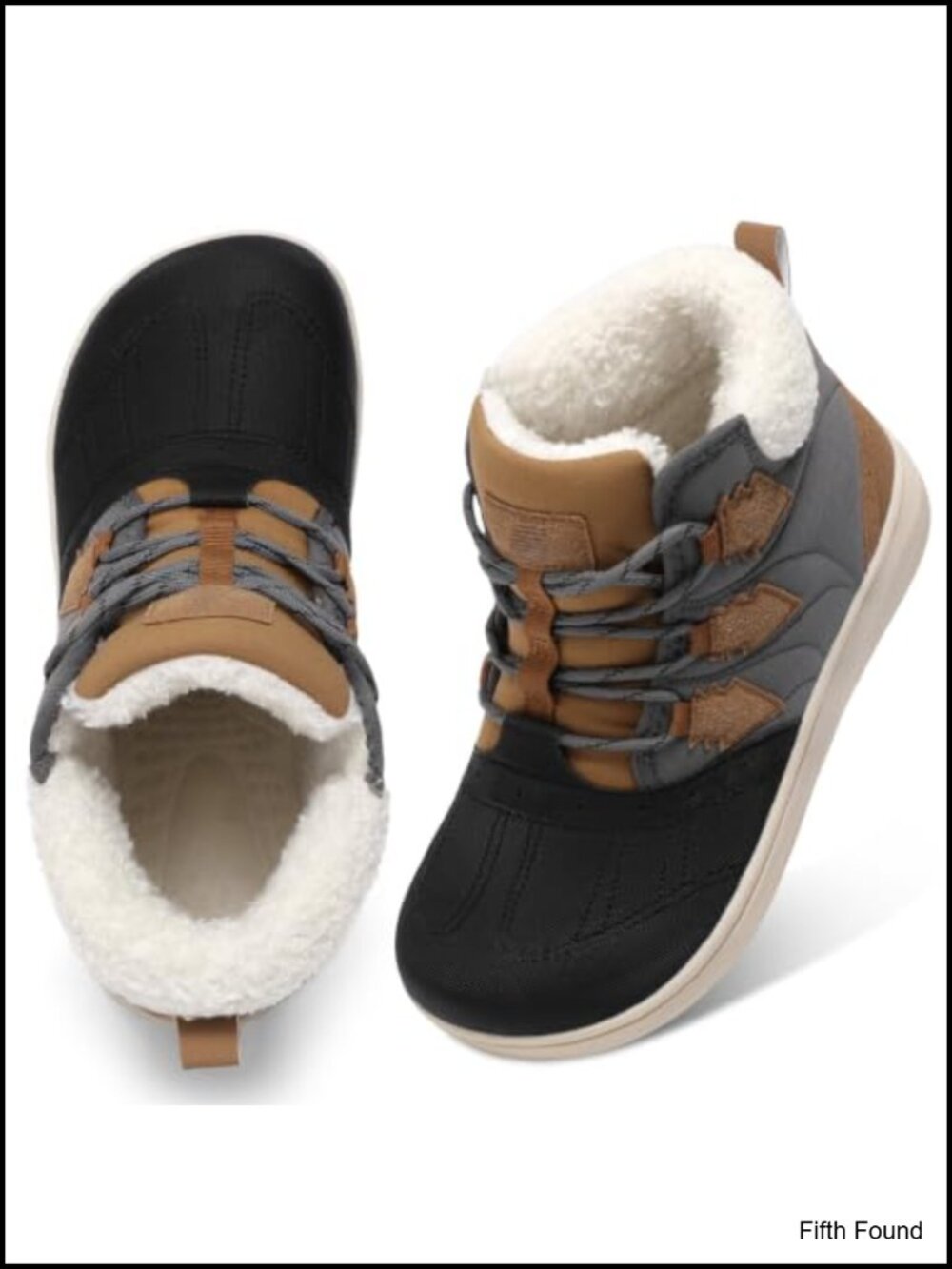 Womens Waterproof Winter Snow Boots Lightweight Warm Ankle Booties Faux Fur